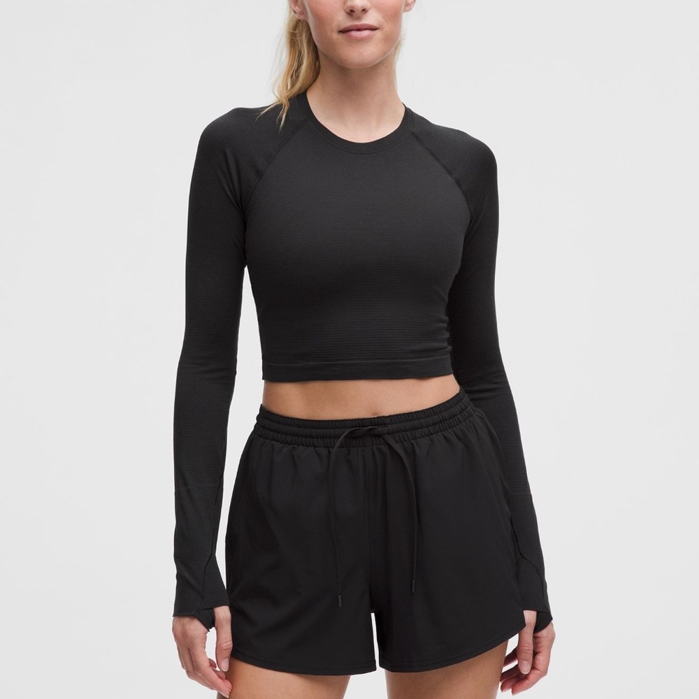 LULULEMON cropped long sleeve swiftly tech